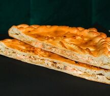 Пирог с семгой