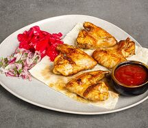 Куриные крылья на мангале