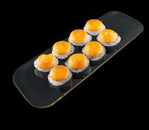 Запечённый маки с крабом