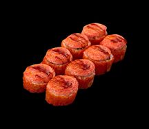 Запеченный ролл с лососем Терияки