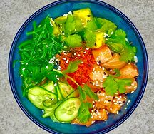 Поке Микс с лососем