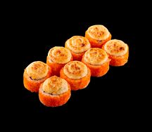 Запечённый ролл с лососем