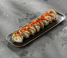 Ролл Темпура с лососем терияки