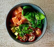 Поке с лососем