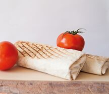 Шаурма с креветками  