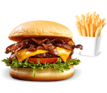 Cheese burgers plat