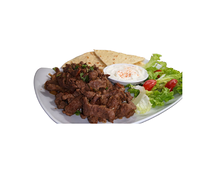 Plat chawarma viande
