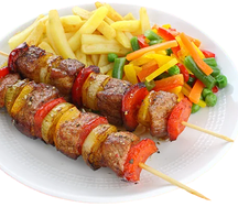 Brochettes de poulet