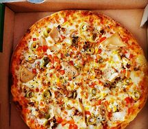 Pizza à la dinde