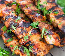 Plats de brochette mixte