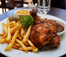 Poulet braisé