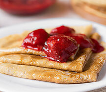 Crêpe à la confiture