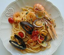 Spaghetti aux fruits de mer