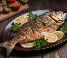 Poisson au four