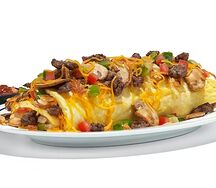 Le big steak omelette