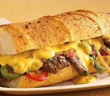 Le steak et fromage sandwich