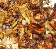 Poulet choukouya à l'Ivoirienne & attiéké