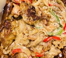 Poulet mayonnaise & attieké