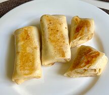 Блины без глютена с яблоком