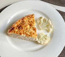 Киш без глютена с курицей и грибами
