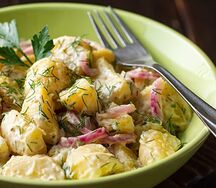 Pomme de terre crémière au poulet