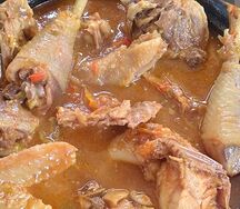Kédjénou de pondeuse + riz