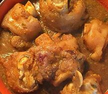 Soupe de pattes de boeuf pimentée