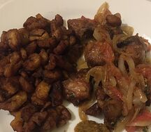 Croupion de dinde sauté