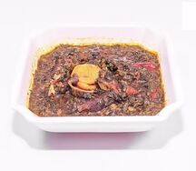 Riz sauce feuille