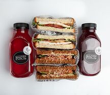 Сэндвич-ланч с напитками