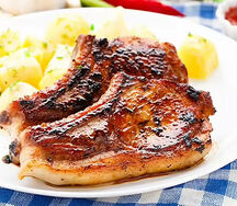 Côte de porc grillé