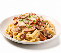 Tagliatelles carbonara