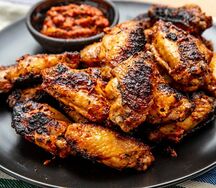 Frites au poulet