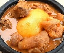Sauce claire patte de bœuf & tripe