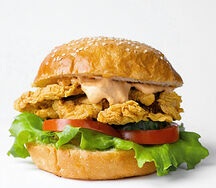 Burger de cuisse de poulet