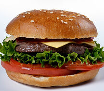 Burger de bœuf au fromage