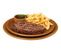 Steak au poivre vert