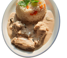 Poulet à la crème