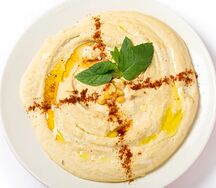 Homos au chawarma