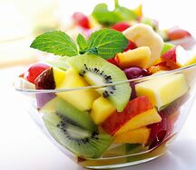 Assiette de fruits