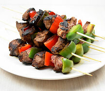 Brochettes de filet de bœuf