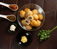Beignet creamy [Jambon & fromage]