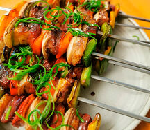 Brochette de viande de boeuf