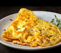 Omelette au fromage
