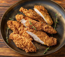 Demi-poulet pané