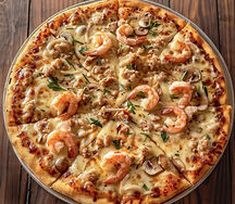 Pizza fruits de mer