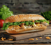 Sandwich fahita poulet