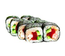 Маки острый с креветкой и тунцом