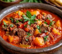 Чашушули с говядиной