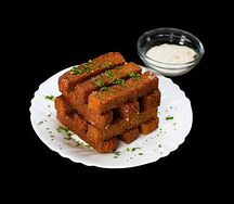 Гренки с чесночным соусом